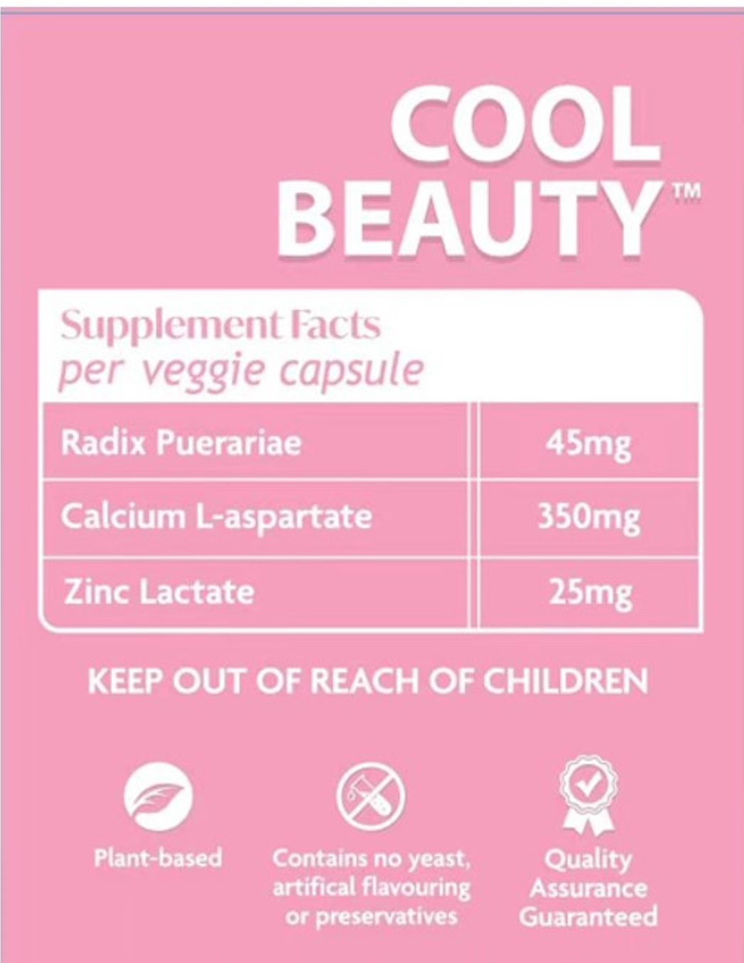 Plant Based Supplements | Cool Beauty™